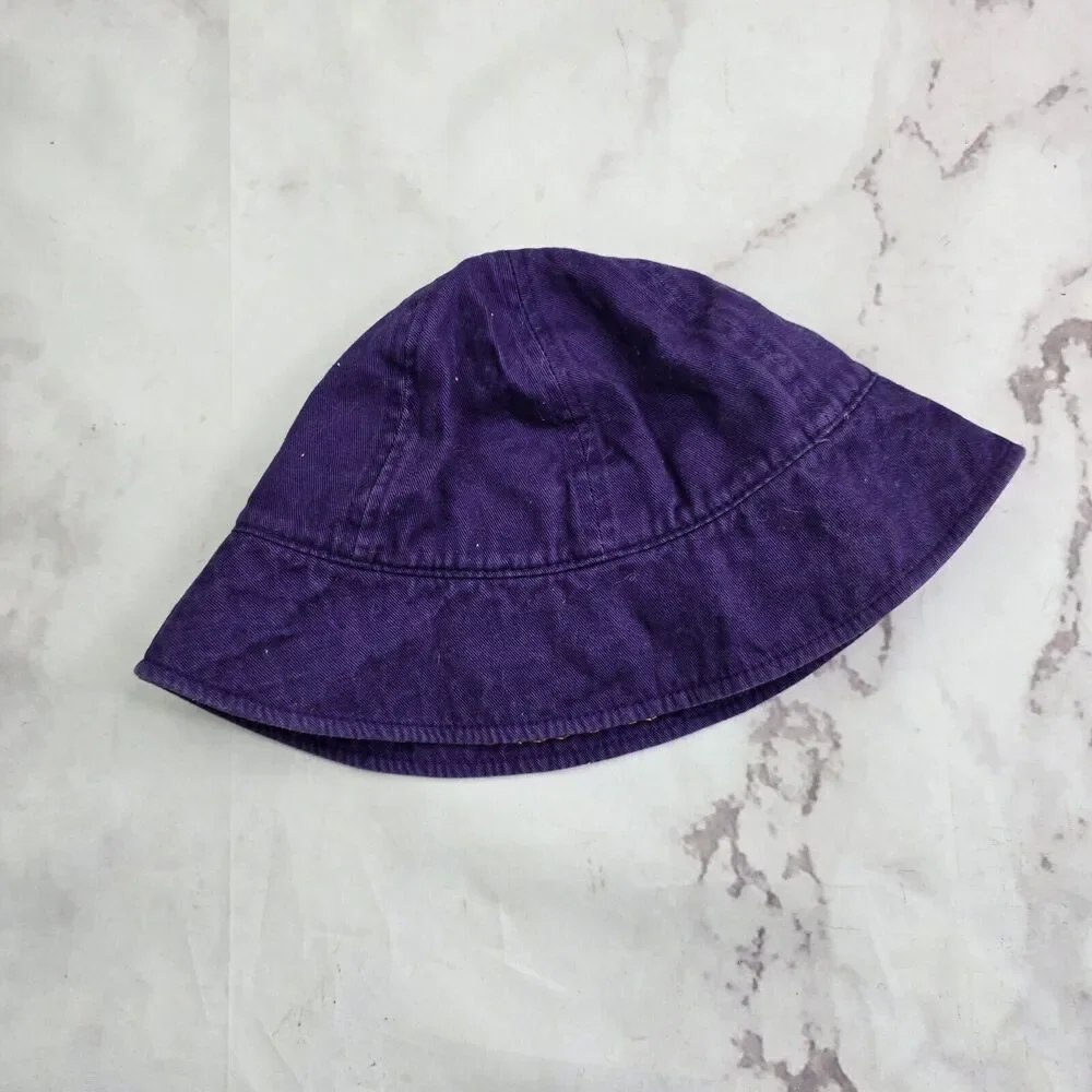 Disneyland Hat Girls Youth Purple Bucket 90s Y2K Sarah Embroidered Tinker Bell